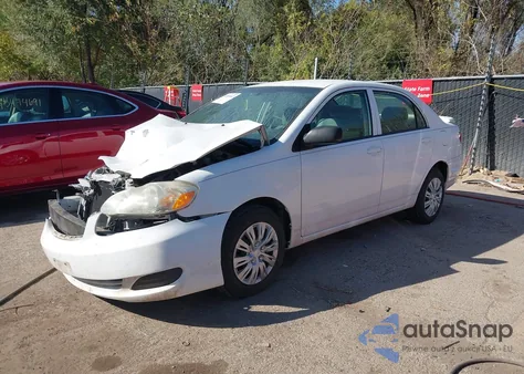 2007 Toyota Corolla Ce из США, поврежденный, VIN 2T1BR32E87C831061